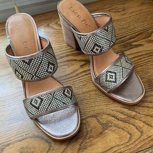 Super cute pewter metallic slide